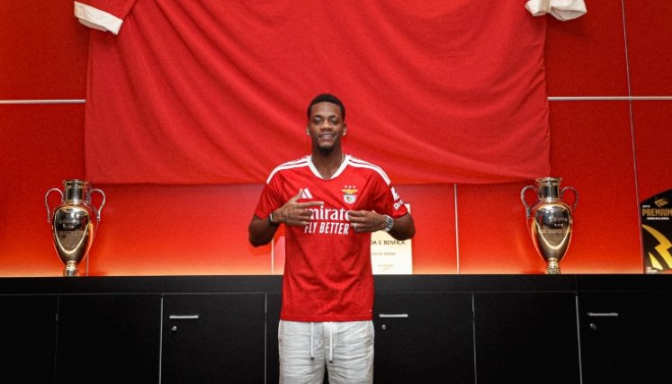 Jhon Jáder Durán. Foto: X @SLBenfica