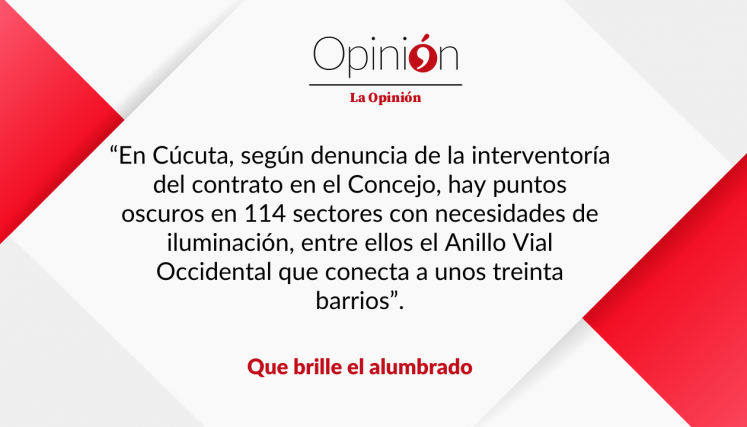 Que brille el alumbrado