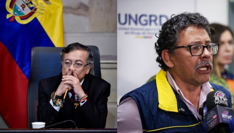 Petro y Javier Pava (Corregido). Colprensa.