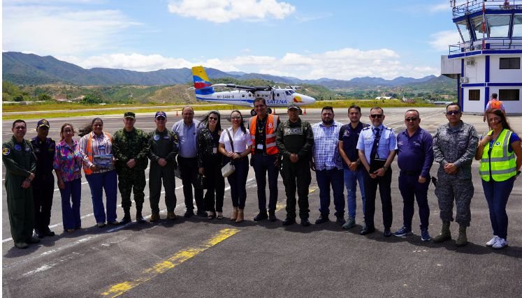 Satena ratifica el compromiso con Ocaña y estudia la posibilidad de ampliar los servicios.