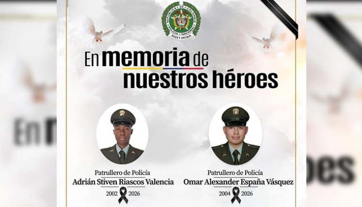 Tame-Policías-asesinados. Foto: Colprensa.