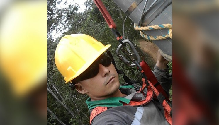 Trabajador-de-Cens-víctima-de-una-mina. Foto: redes sociales.