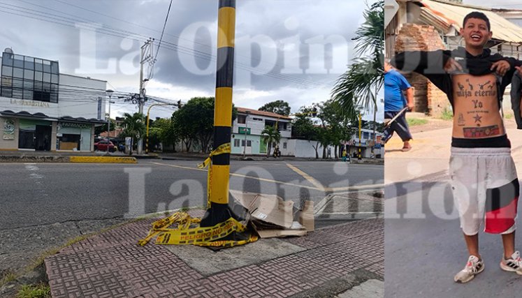El crimen ocurrió alrededor de las 10:00 p.m. en la avenida 10 de Los Patios, frente a la clínica La Samaritana. / Foto: La Opinión