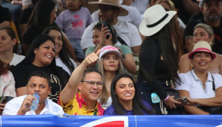 El alcalde de Cúcuta, Jorge Acevedo Peñaloza destacó el buen comportamiento del público asistente/Foto: Carlos Ramírez/La Opinión