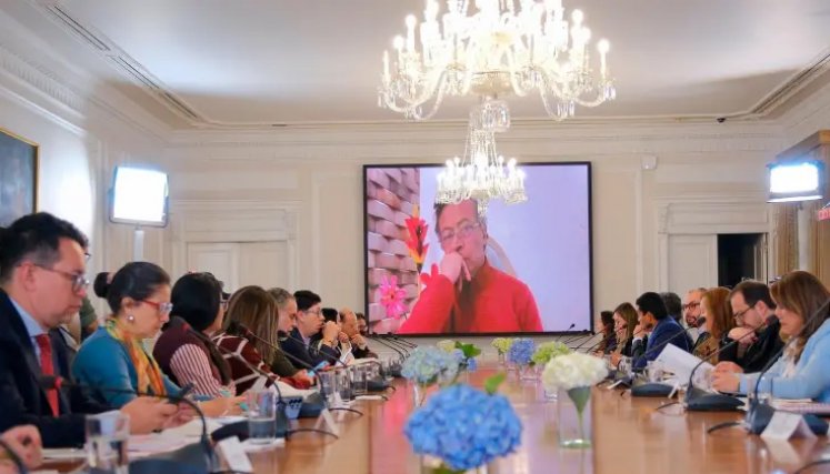 ¿Por qué Petro encabezó por primera vez un Consejo de Ministros de manera virtual?