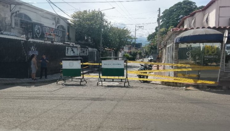 Todas las calles de Tasajero permanecen cerradas hasta el próximo domingo/Foto Orlando Carvajal