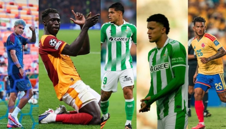 Colombianos en la UCL. Foto: Redes sociales