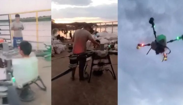Video | Aerocivil anunció sanciones a hombre que voló en un dron de fumigación
