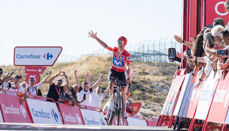 Enric-Mas-Vuelta-a-España-2026-etapa-nueve. Foto: La Vuelta Facebook