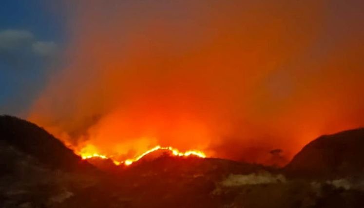 Después de varios días los organismos de socorro liquidan el incendio presentado en zona rural de Ocaña.