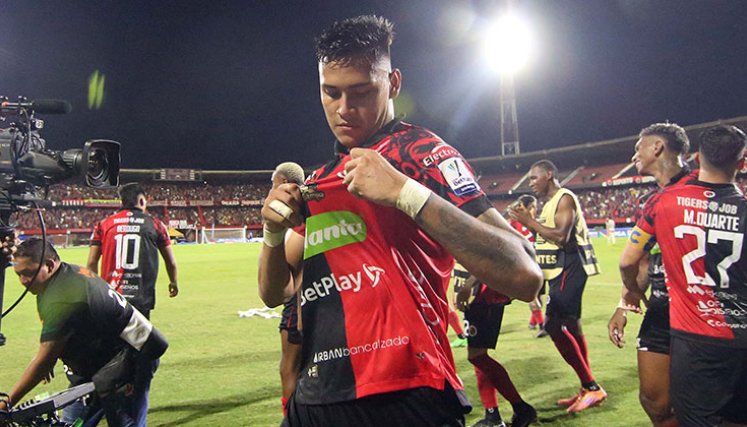 Jaime Peralta, delantero Cúcuta Deportivo. 
