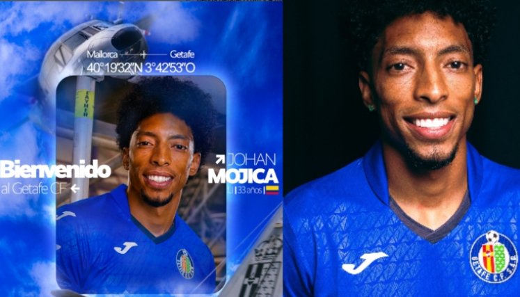 Johan Mojica, nuevo jugador del Getafe. Foto: Captura redes sociales