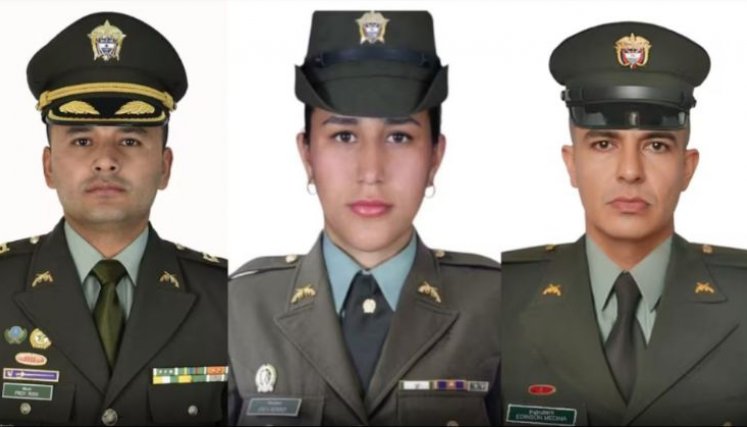 Seis policías permanecen secuestrados en Norte de Santander, Cauca y Nariño