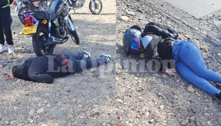 Pareja de motociclistas asesinada a disparos 