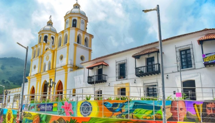 Parque de Chinácota. Foto: redes sociales.