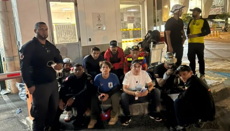 RESCATISTAS VENEZOLANOS EN CUCUTA 