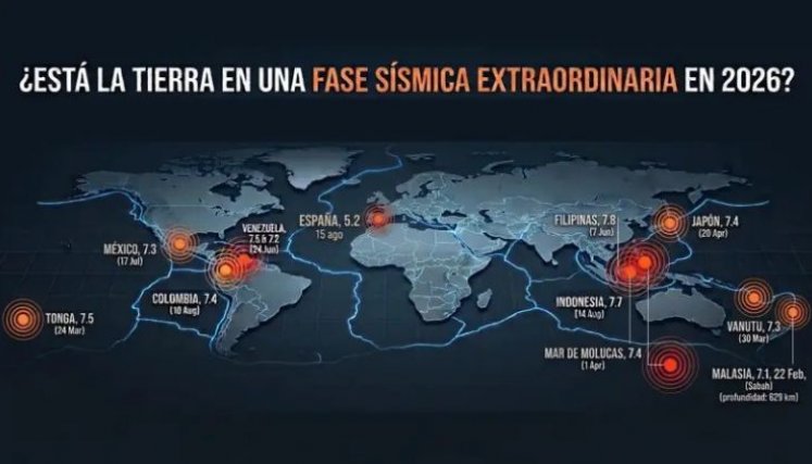 SISMOS EN EL MUNDO 2026