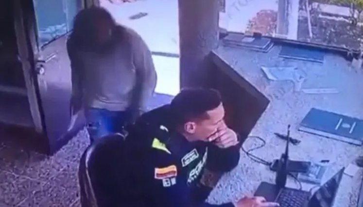 Ataque a policía en Bogotá