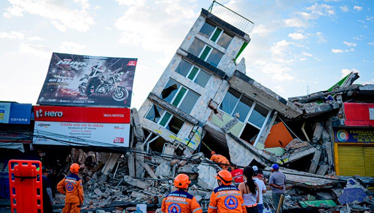 Terremoto en Colombia. / Foto: Colprensa