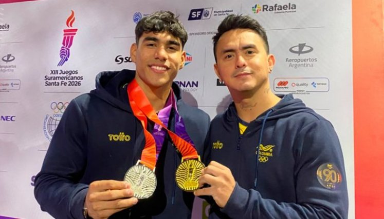 Ángel Barajas y Jossimar Calvo
