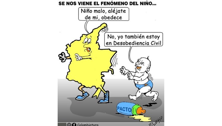 14-09-26 - Caricatura, Se nos viene el fenómeno del Niño.