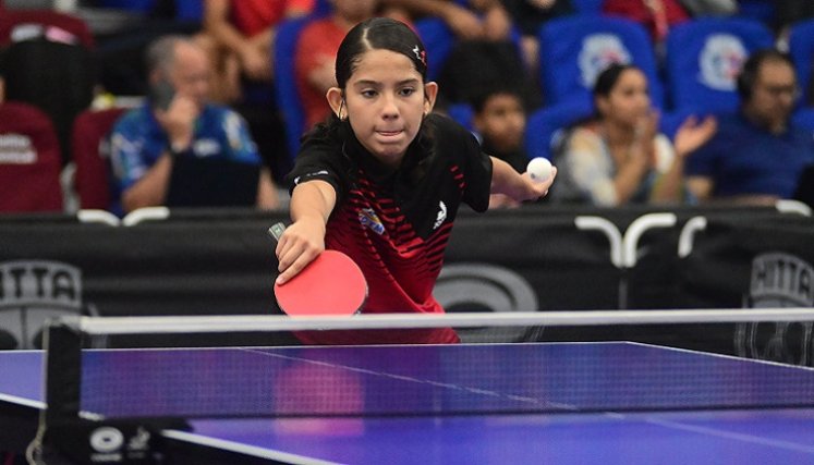 Luciana Contreras, compitió en el Panamericano ITTF de Houston.