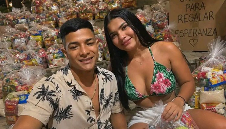 Bendito-Menor-y-su-pareja. Foto: Redes sociales.