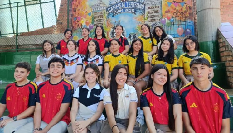 Estudiantes que viajarán a Montería.