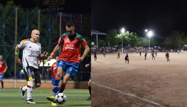 Fútbol de barrio en Cúcuta. Foto: Cortesía 
