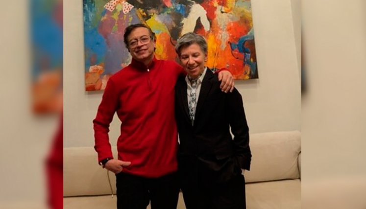 Gustavo Petro y Claudia Lopez