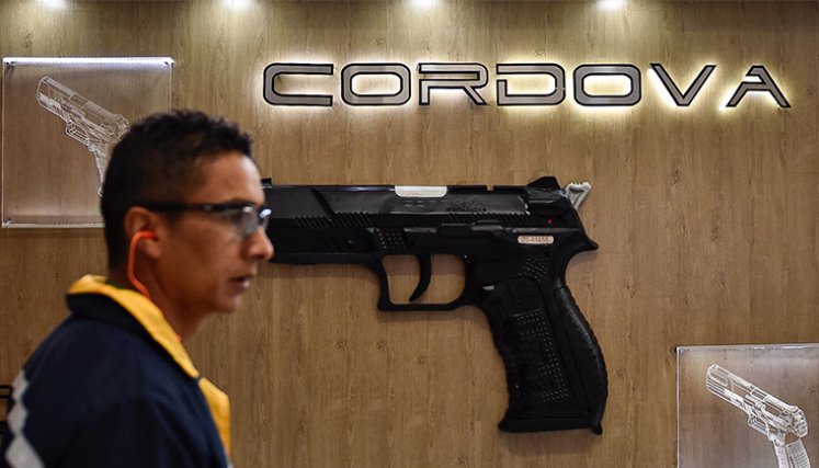 Pistola-Indumil-Colombia. Foto: Colprensa.