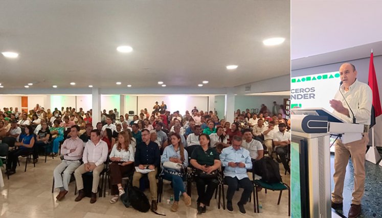 Con la presencia de la directiva nacional de Fedearroz, se llevó a cabo en Cúcuta la Asamblea General de Productores Arroceros de Norte de Santander. / Foto cortesía-La Opinión