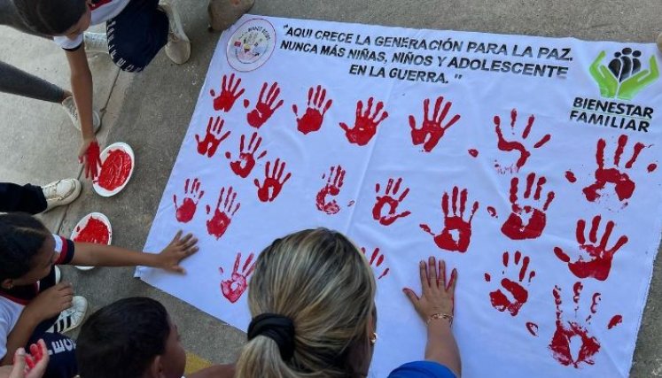 Las autoridades colombianas constantemente adelantan campañas contra el reclutamiento de menores de edad./Foto Archivo