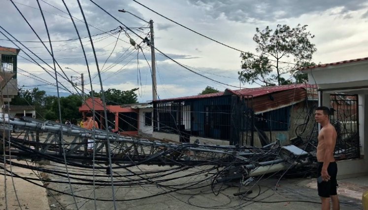Fuertes vientos generan afectaciones en distintos sectores de Cúcuta