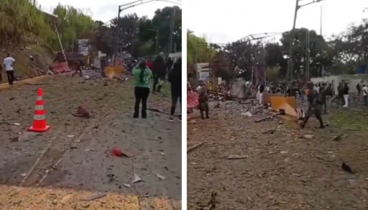 Atentado en el Cauca.