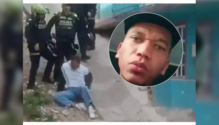 Donovan-Balanta-policías-capturados. Foto: Colprensa.
