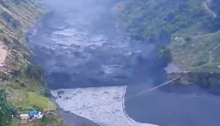 Inundaciones en Nepal. Foto: captura de pantalla