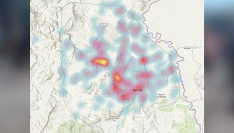 Mapa de Calor Accidentes