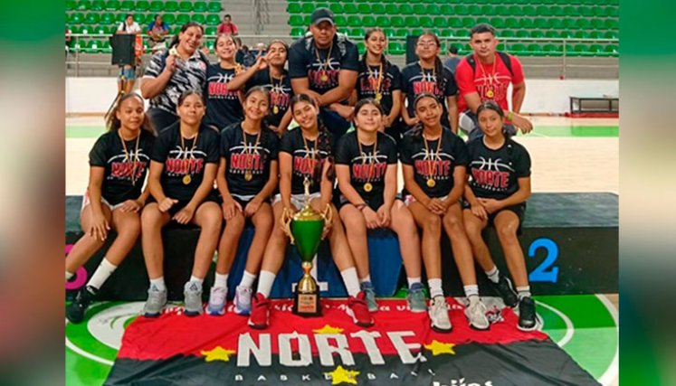 Norte de Santander, campeón interligas baloncesto sub-13. 