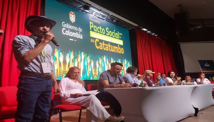 Una de las grandes tareas pendientes es el Pacto para la transformación social del Catatumbo.