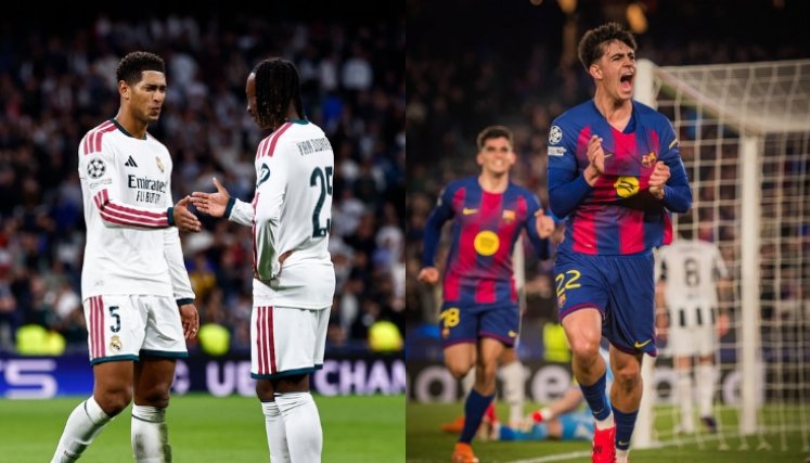 Real Madrid vs Barcelona 2026. Foto: redes sociales de los equipos.