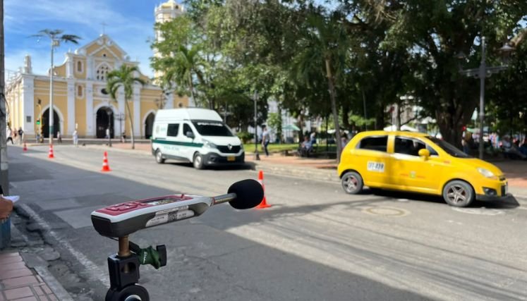 Durante el día sin carros y motos se hicieron mediciones para adoptar planes de restauración ambiental.