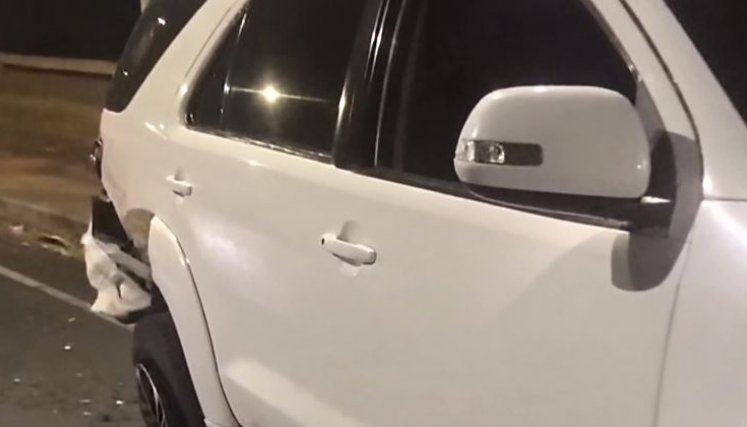 Toyota afectada por choque