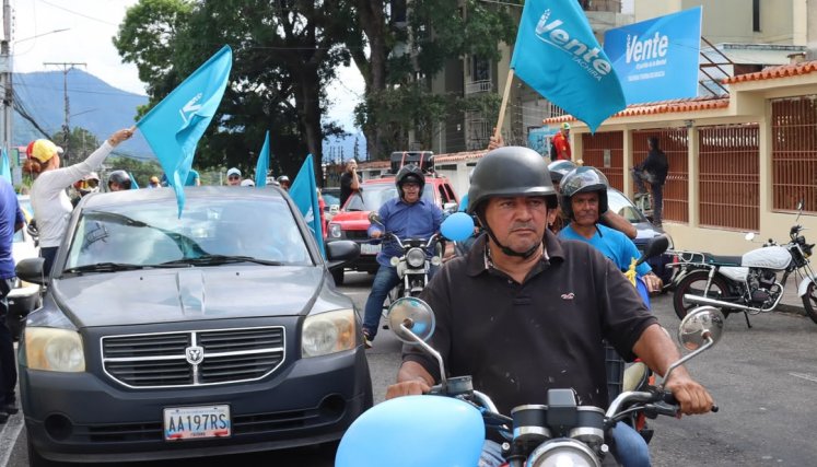 En Táchira las manifestaciones de apoyo a Corina Machado se expresaron en todos los municipios./Foto: Carlos Ramírez/La Opinión
