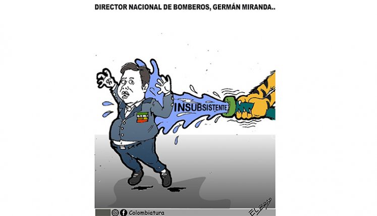 Director Nacional de Bomberos, Germán MIranda