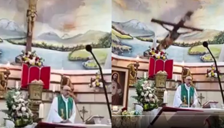 Sacerdote murió tras caerle encima una cruz mientras oficiaba misa en Guayaquil, Ecuador