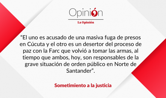 Sometimiento a la justicia