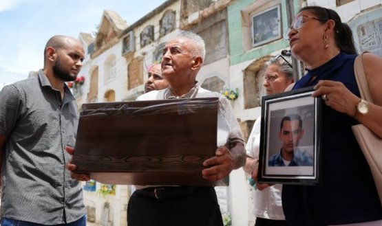 La Unidad de Búsqueda de Personas dadas por desaparecidas entregaron los cuerpos de sus seres queridos a dos familias de Norte./Foto Cortesía