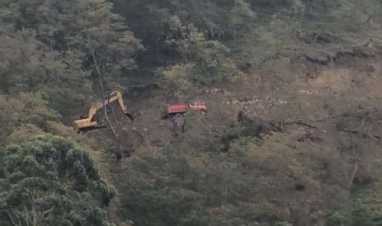 Denuncian que en Chinácota se construye carretera sin permisos, dice el alcalde Ramiro Luna/Foto Cortesía