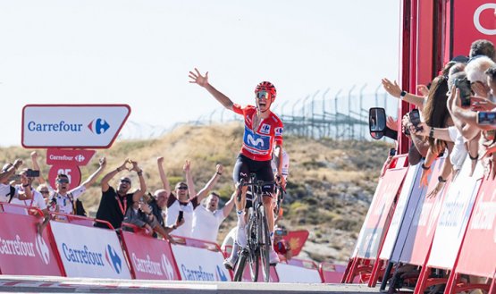 Enric-Mas-Vuelta-a-España-2026-etapa-nueve. Foto: La Vuelta Facebook
